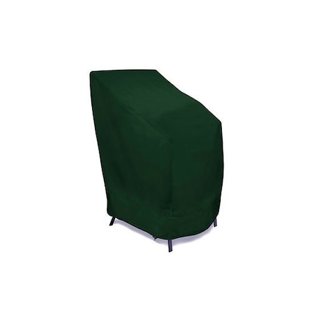 Eevelle Meridian Stackable Patio Chair Cover, Hunter Green, 27 in L x 49 in W x 27 in H MDCHRSTK_27W_27D_49H-HTR